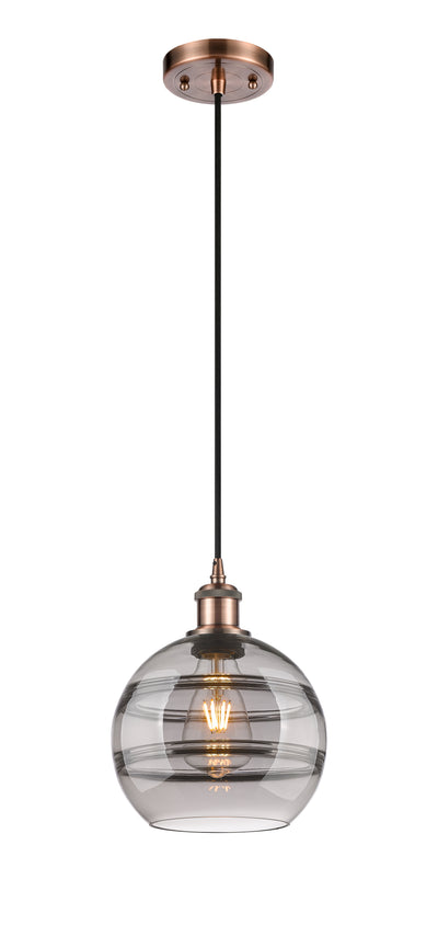 Ballston Mini Pendant Antique Brass Finish