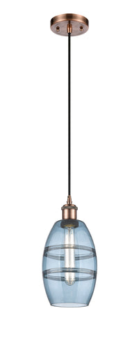 Ballston Mini Pendant Antique Brass Finish