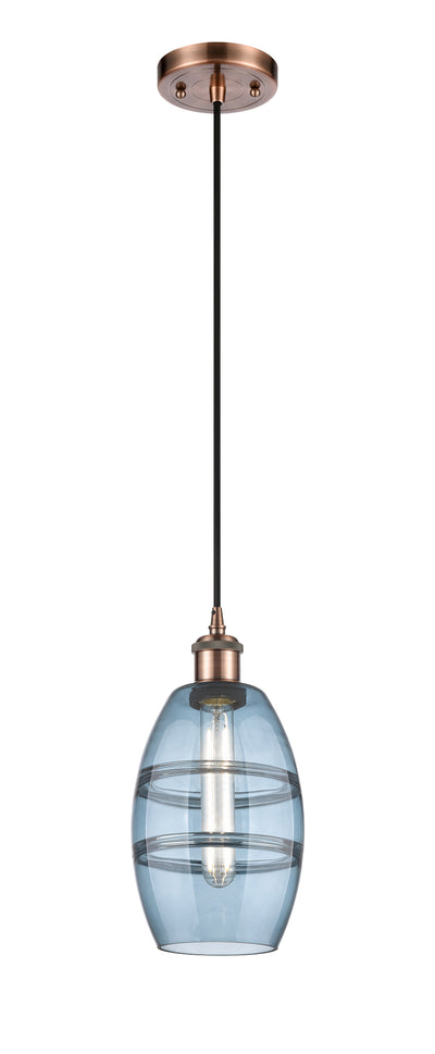 Ballston Mini Pendant Antique Brass Finish