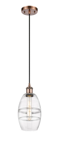 Ballston Mini Pendant Antique Brass Finish