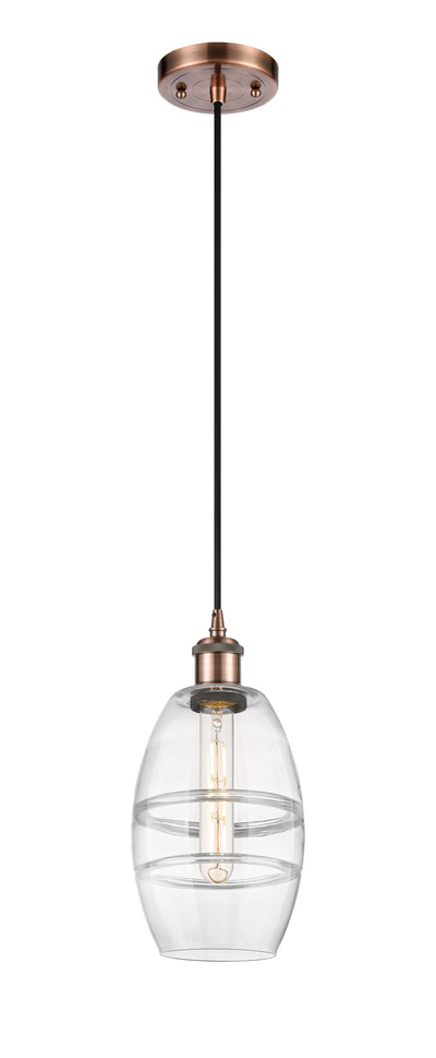 Ballston Mini Pendant Antique Brass Finish