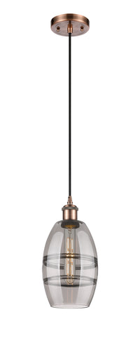 Ballston Mini Pendant Antique Brass Finish