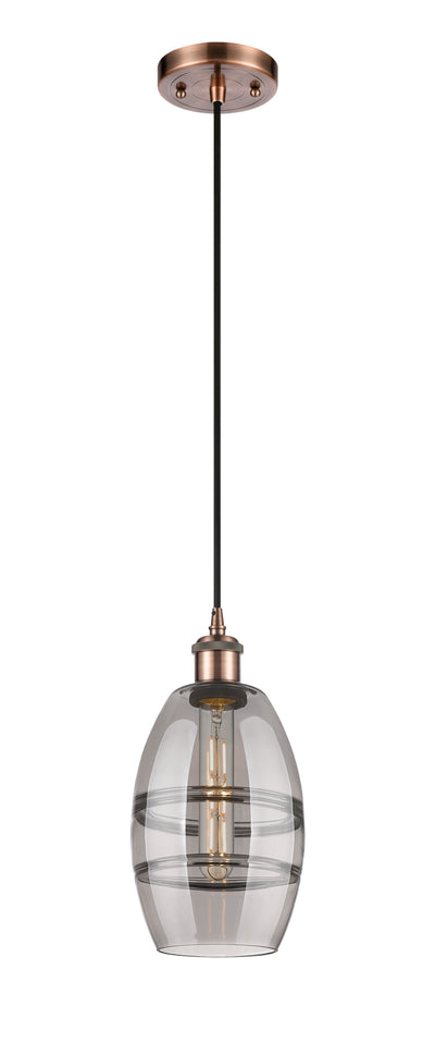 Ballston Mini Pendant Antique Brass Finish