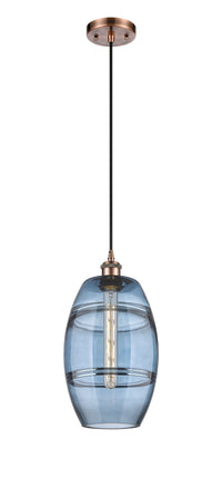 Ballston Mini Pendant Antique Brass Finish