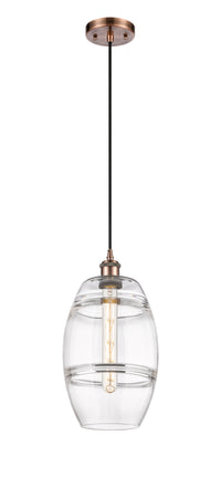 Ballston Mini Pendant Antique Brass Finish