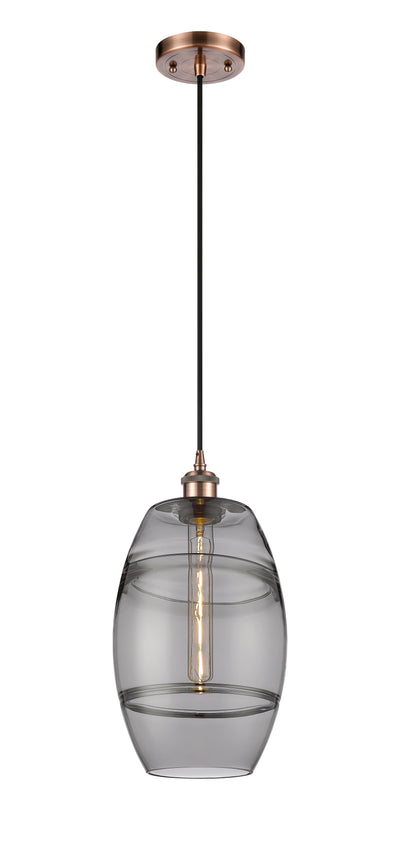 Ballston Mini Pendant Antique Brass Finish