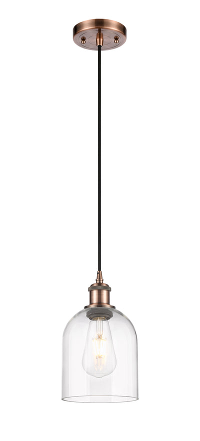Ballston Mini Pendant Antique Brass Finish