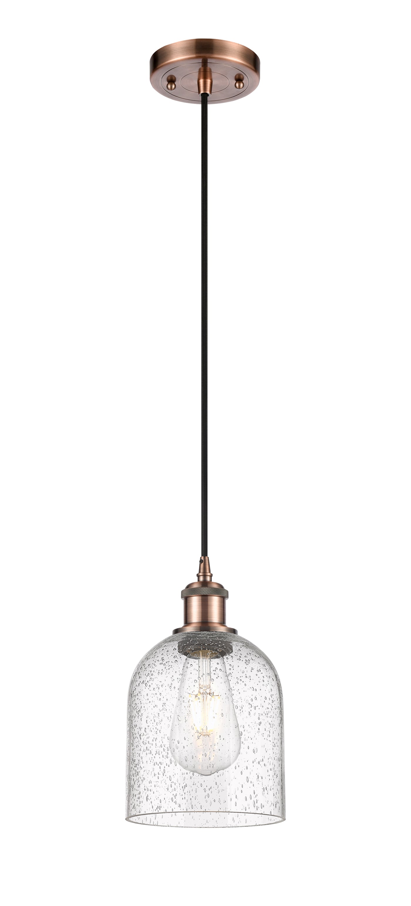 Ballston Mini Pendant Antique Brass Finish