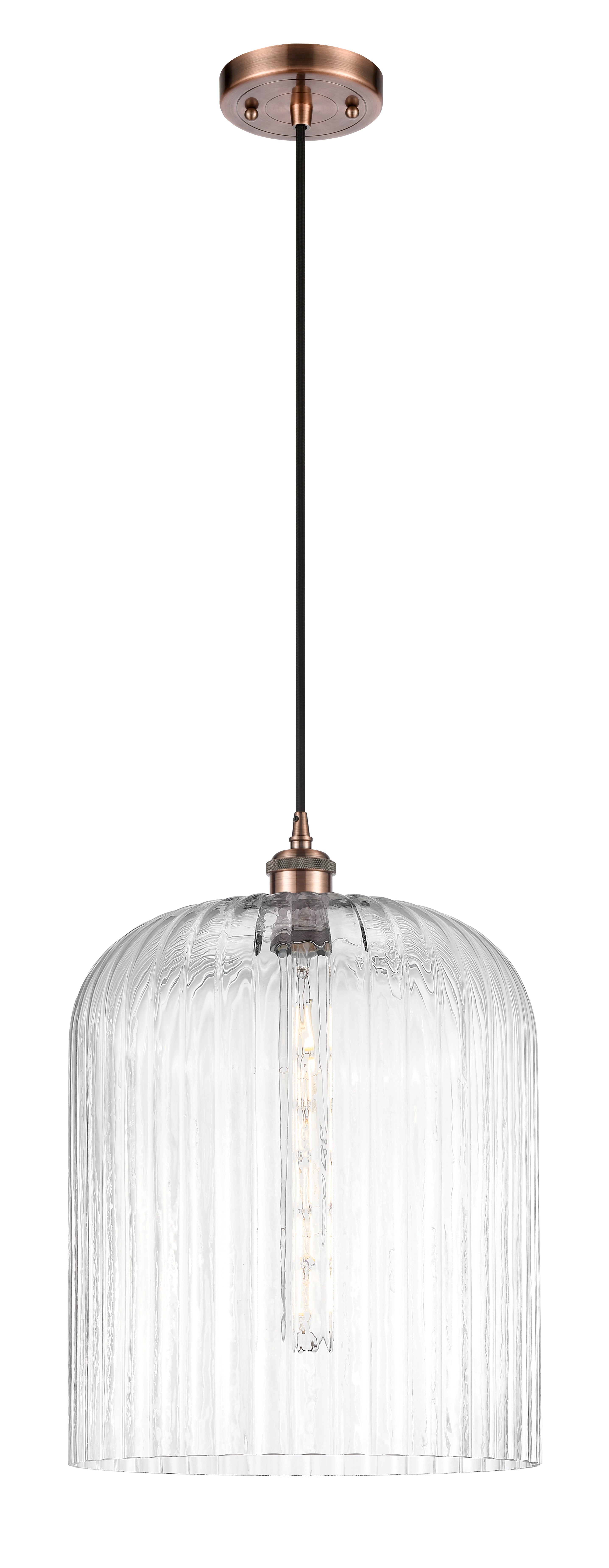 Ballston Mini Pendant Antique Brass Finish