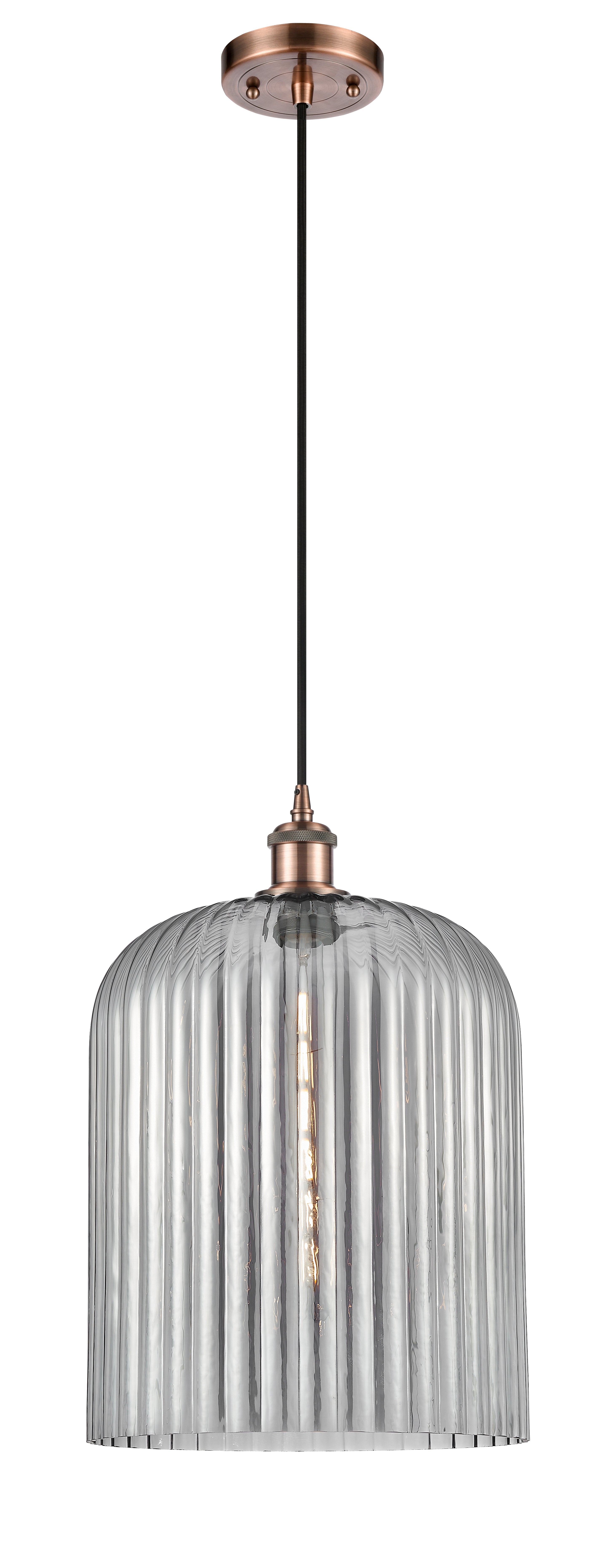 Ballston Mini Pendant Antique Brass Finish