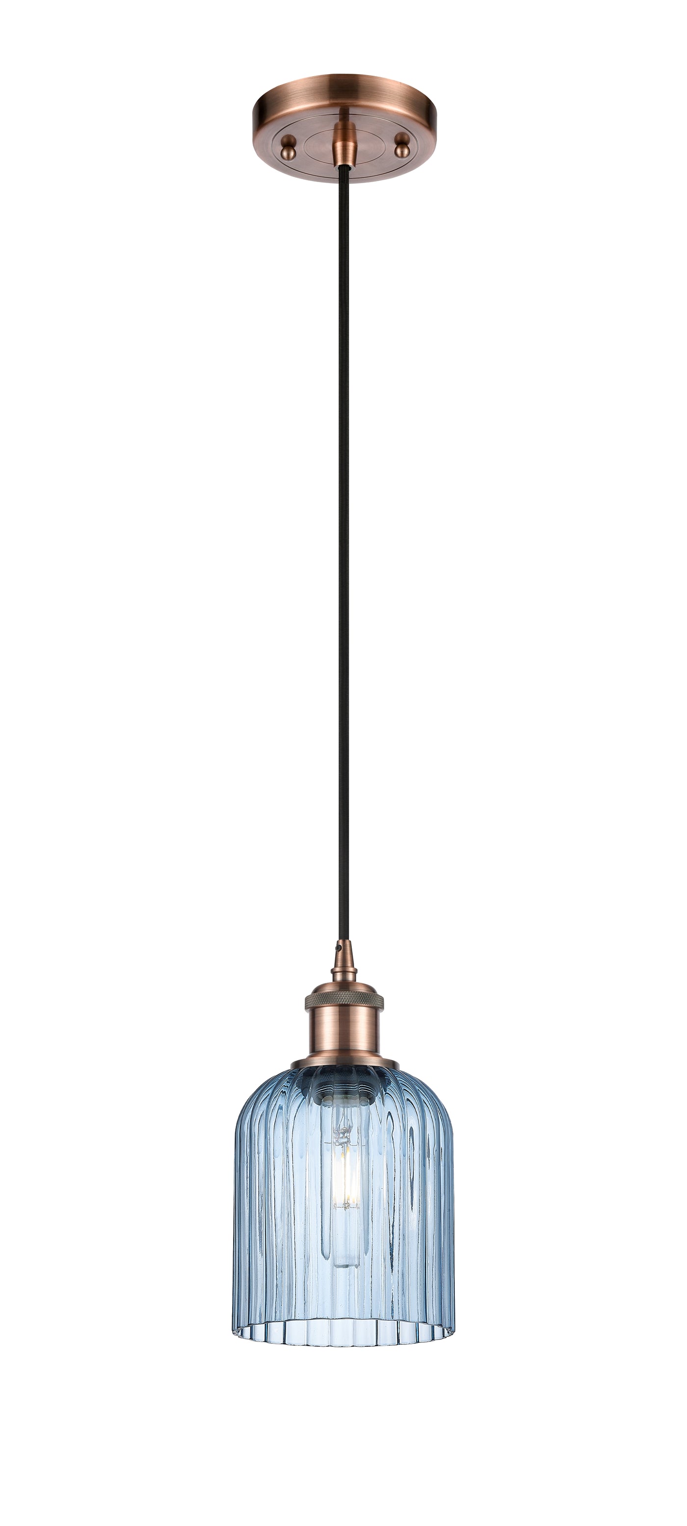 Ballston Mini Pendant Antique Brass Finish