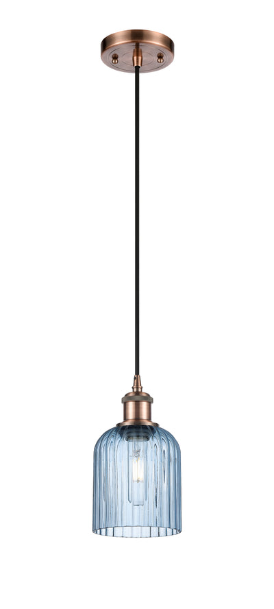 Ballston Mini Pendant Antique Brass Finish