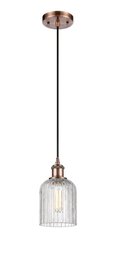 Ballston Mini Pendant Antique Brass Finish