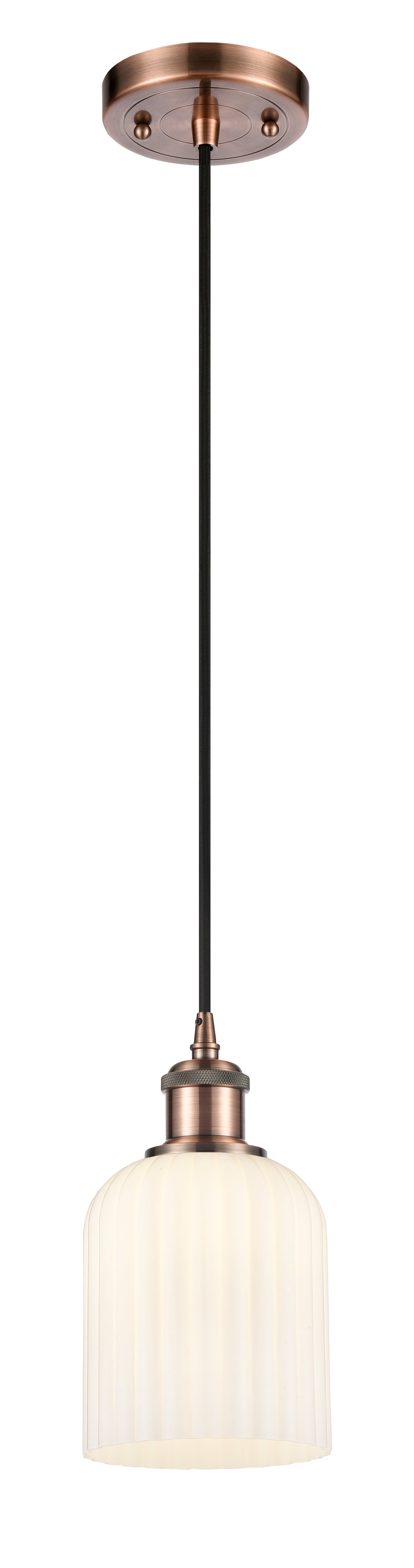Ballston Mini Pendant Antique Brass Finish