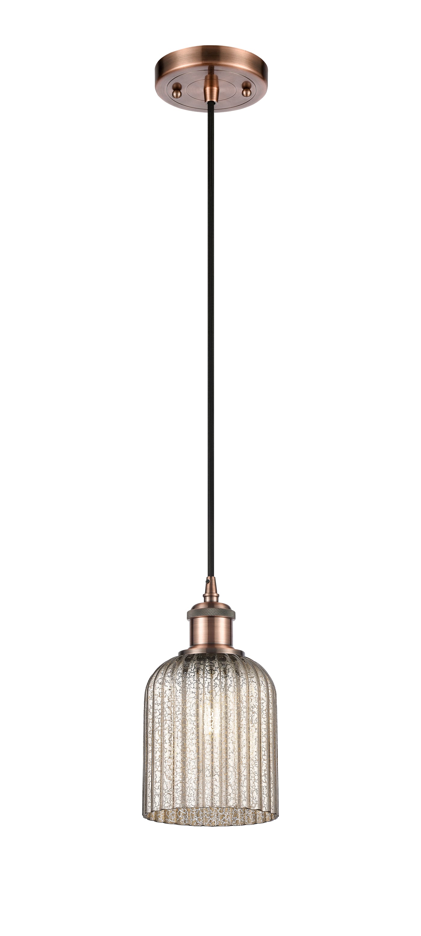 Ballston Mini Pendant Antique Brass Finish