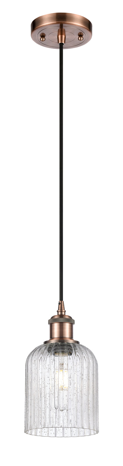 Ballston Mini Pendant Antique Brass Finish