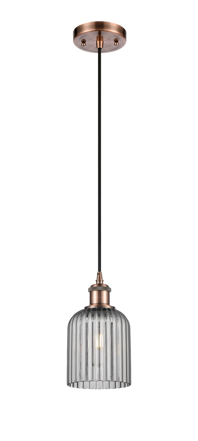 Ballston Mini Pendant Antique Brass Finish