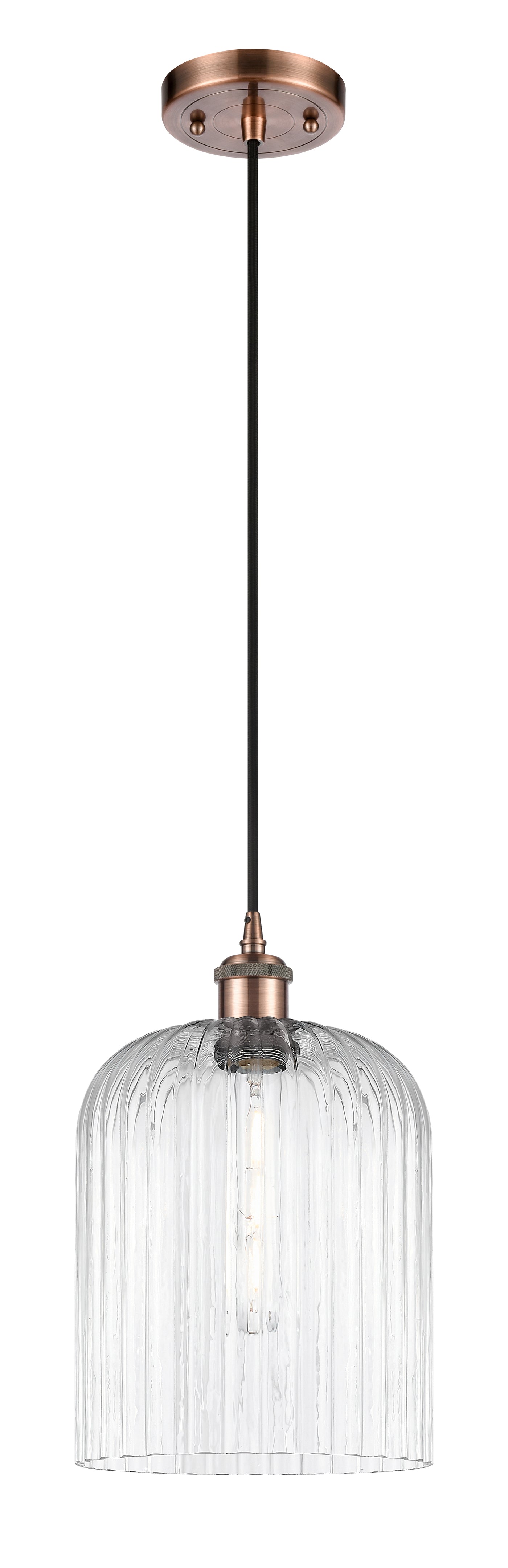 Ballston Mini Pendant Antique Brass 5 Inch