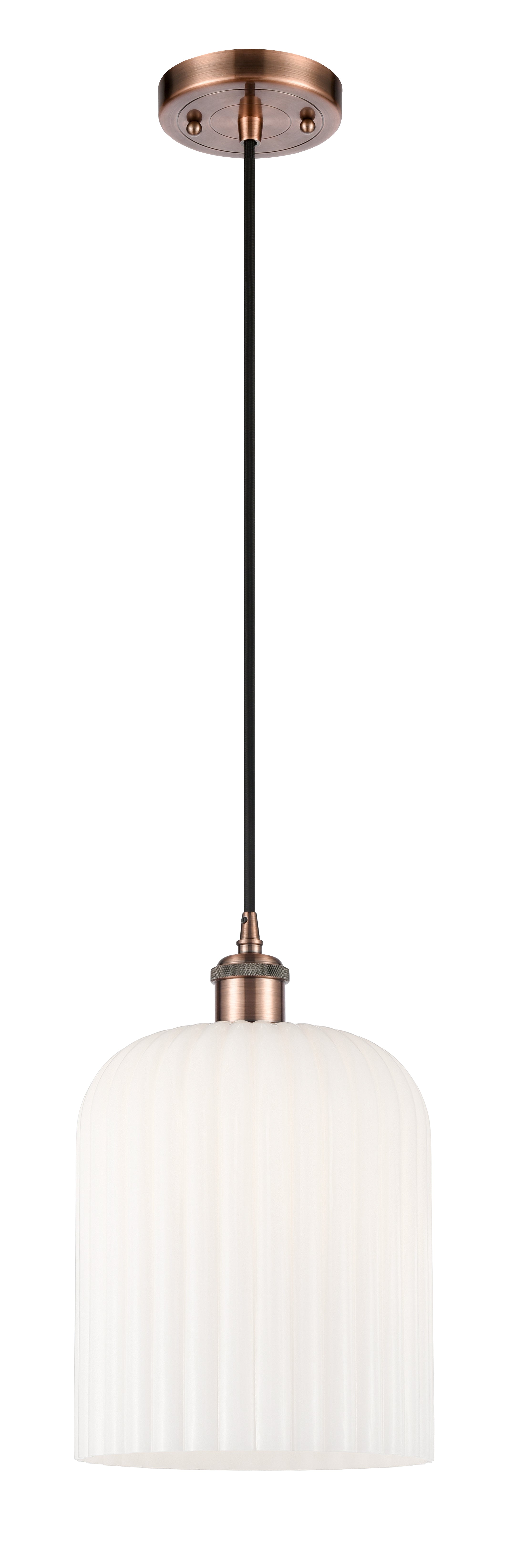Ballston Mini Pendant Antique Brass 5 Inch