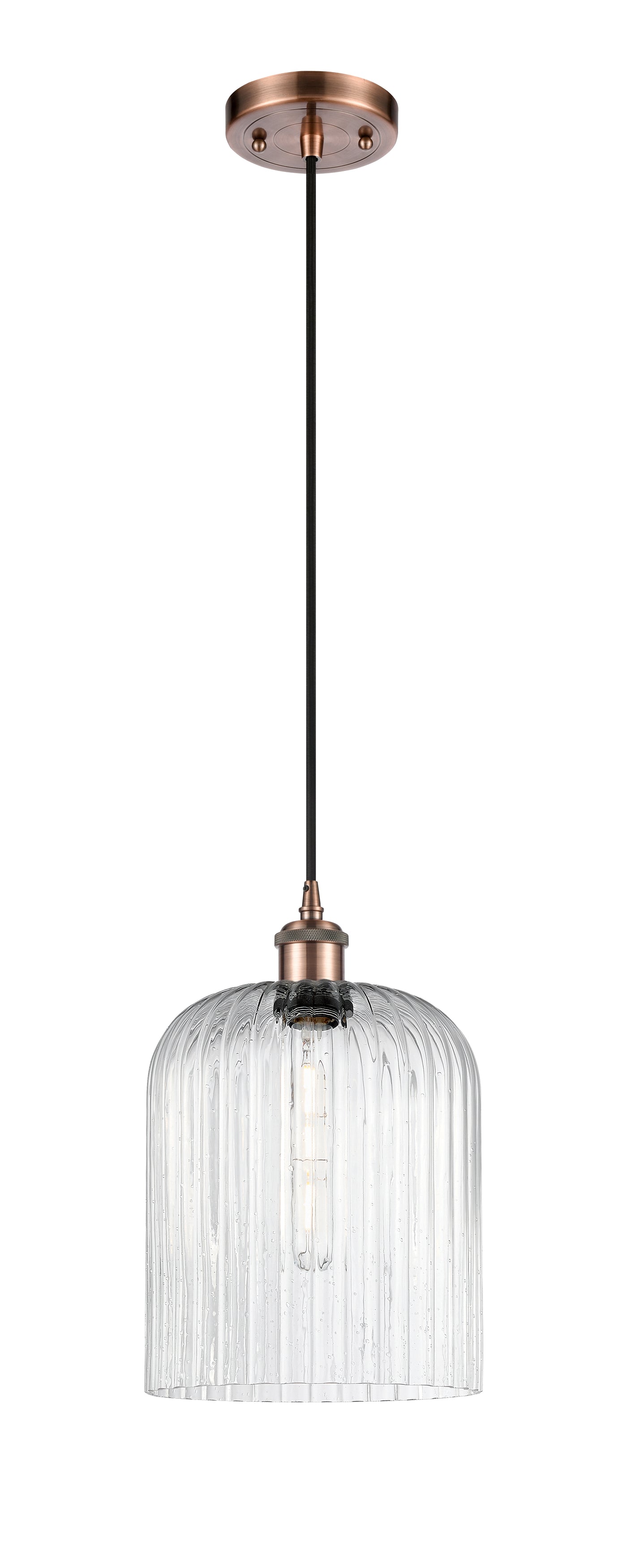 Ballston Mini Pendant Antique Brass 5 Inch