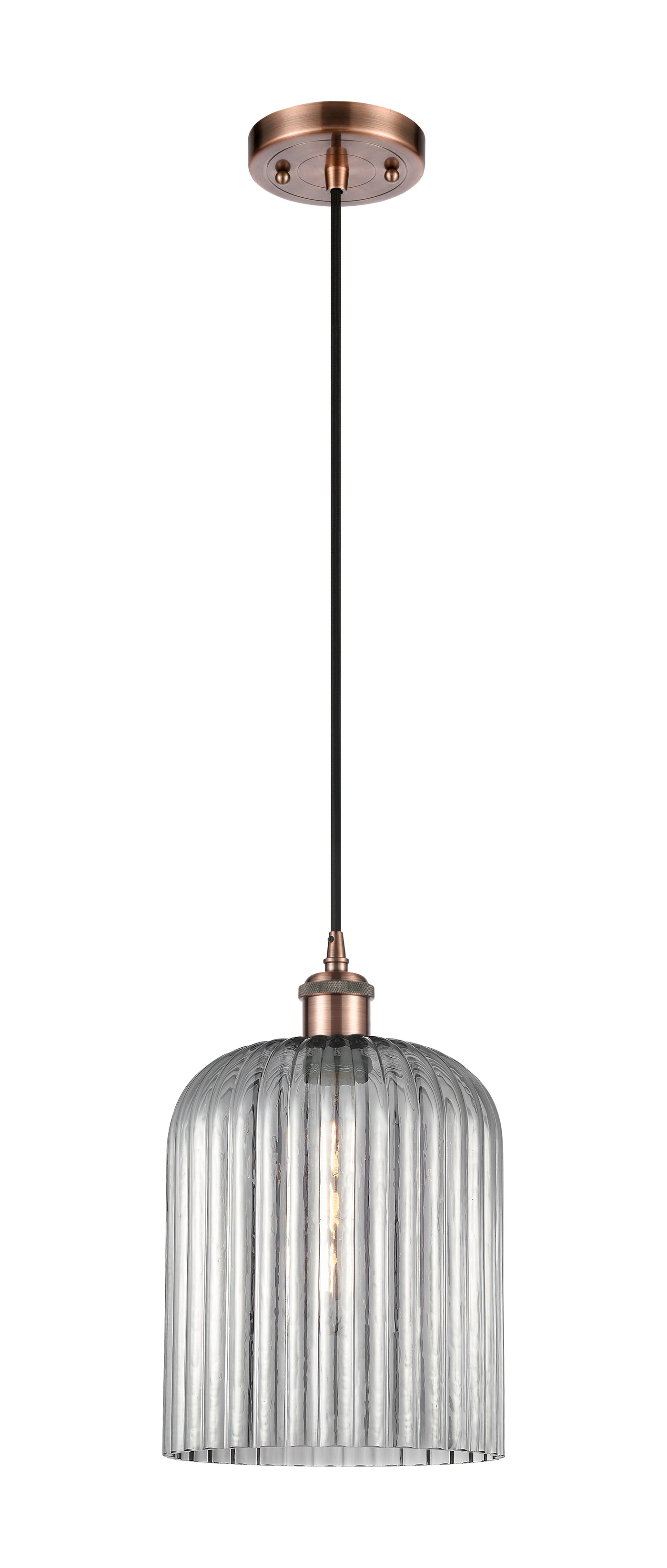 Ballston Mini Pendant Antique Brass 5 Inch