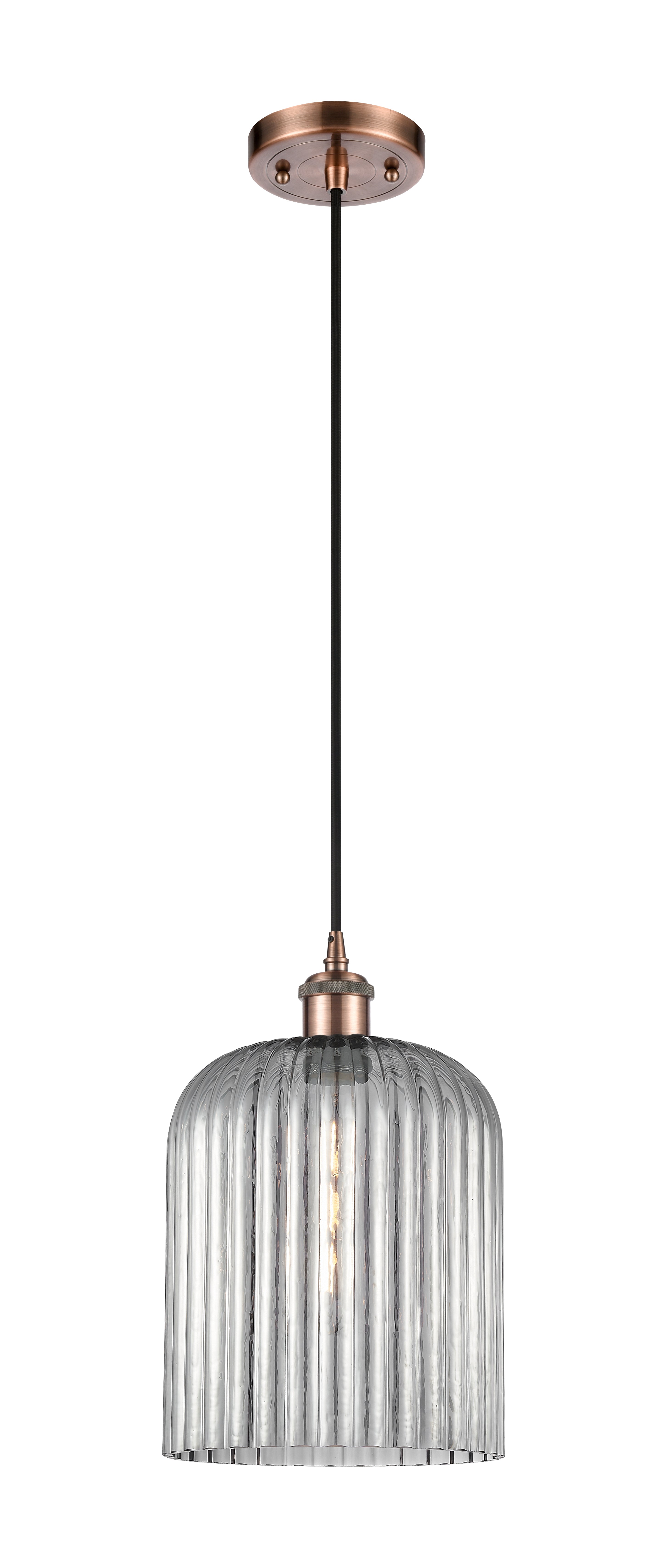 Ballston Mini Pendant Antique Brass 5 Inch