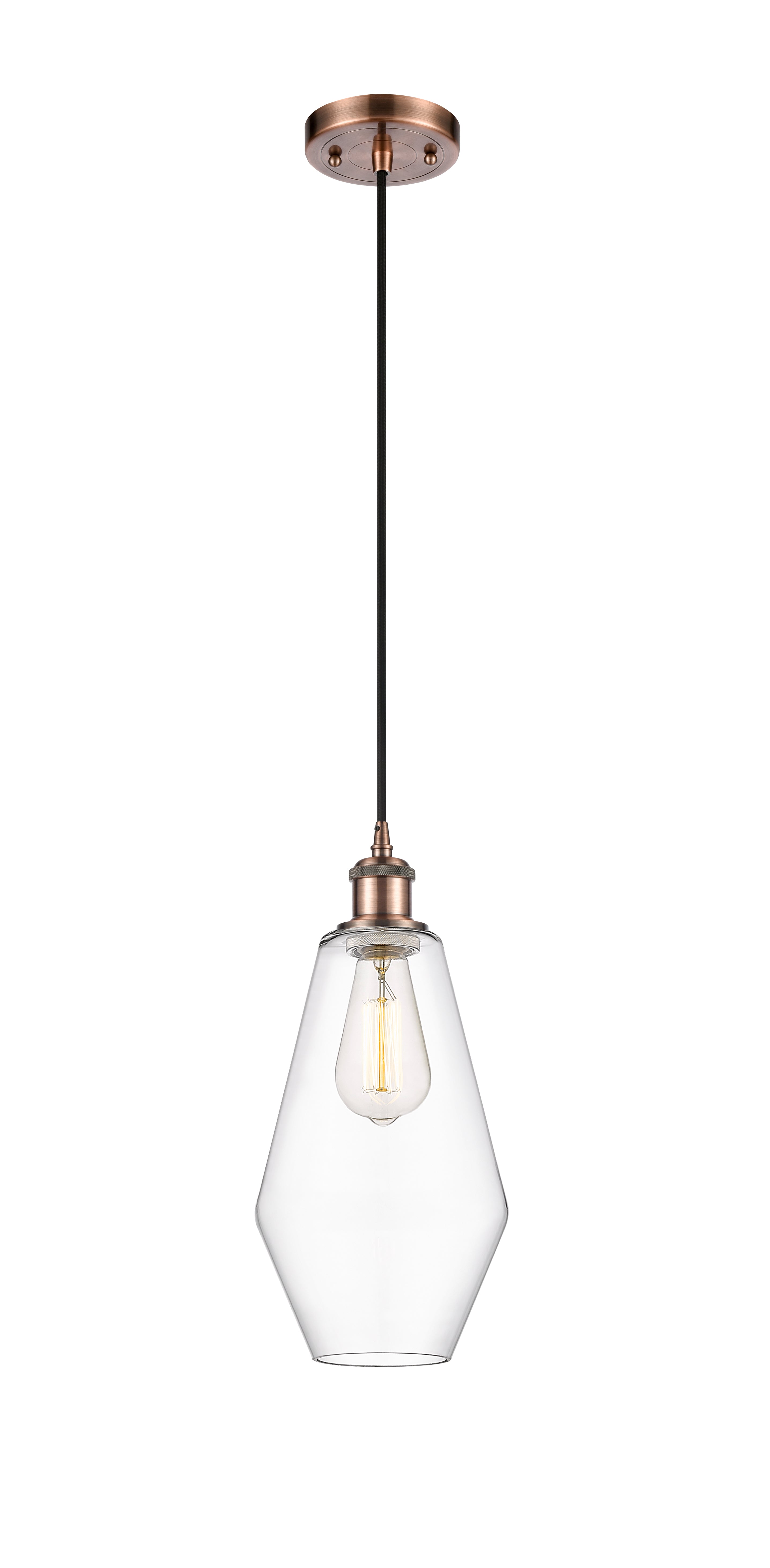 Ballston Mini Pendant Antique Brass Finish
