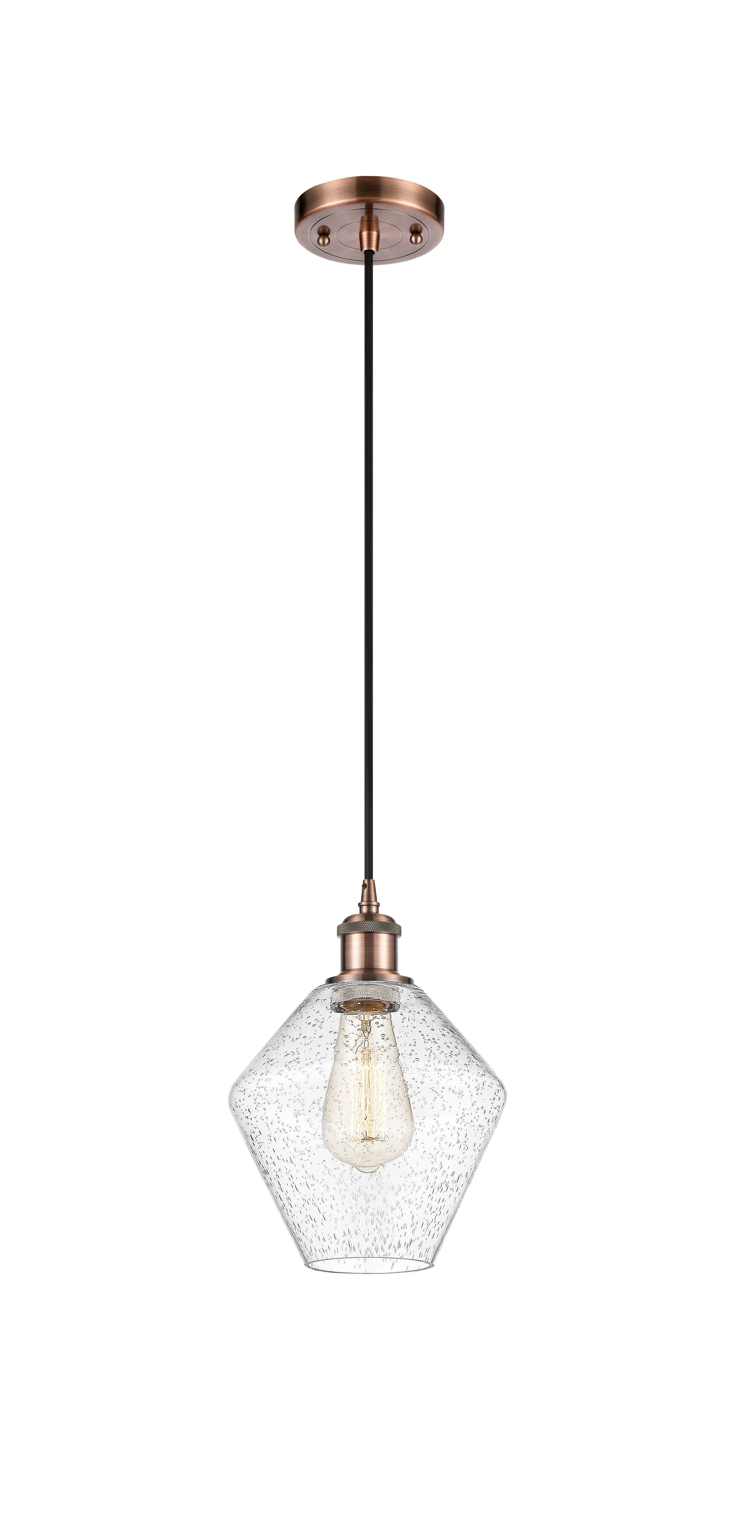 Ballston Mini Pendant Antique Brass Finish