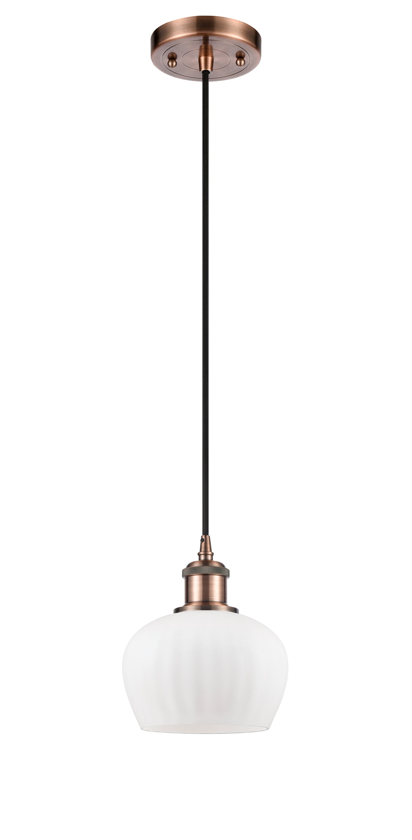 Ballston Mini Pendant Antique Brass Finish