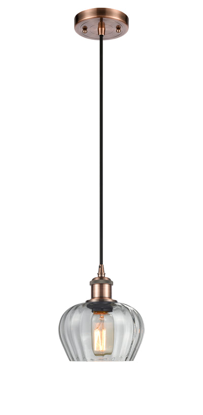 Ballston Mini Pendant Antique Brass Finish