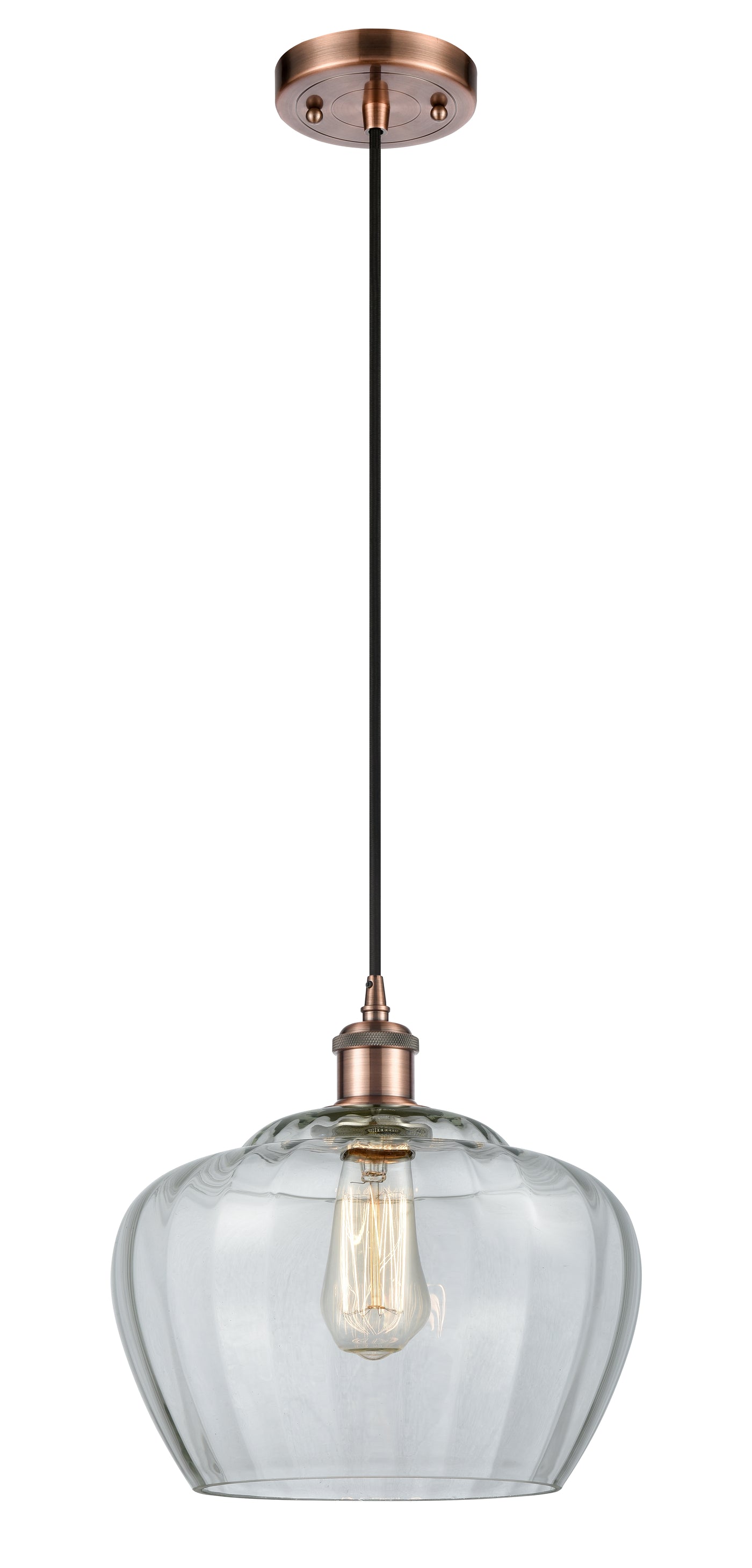 Ballston Mini Pendant Antique Brass Steel