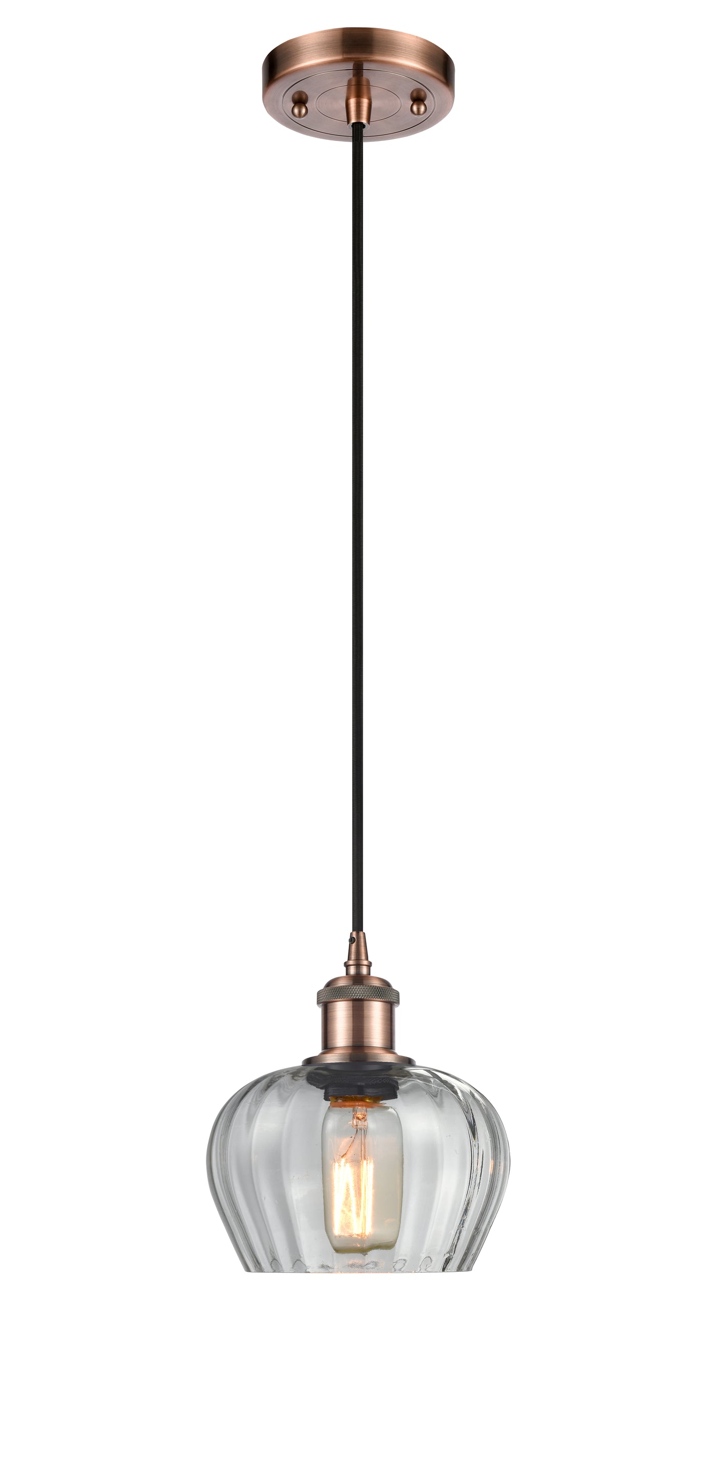 Ballston Mini Pendant Antique Brass