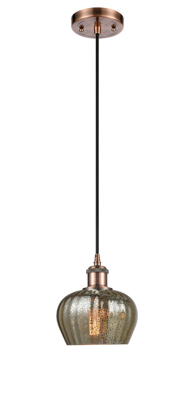 Ballston Mini Pendant Antique Brass Finish