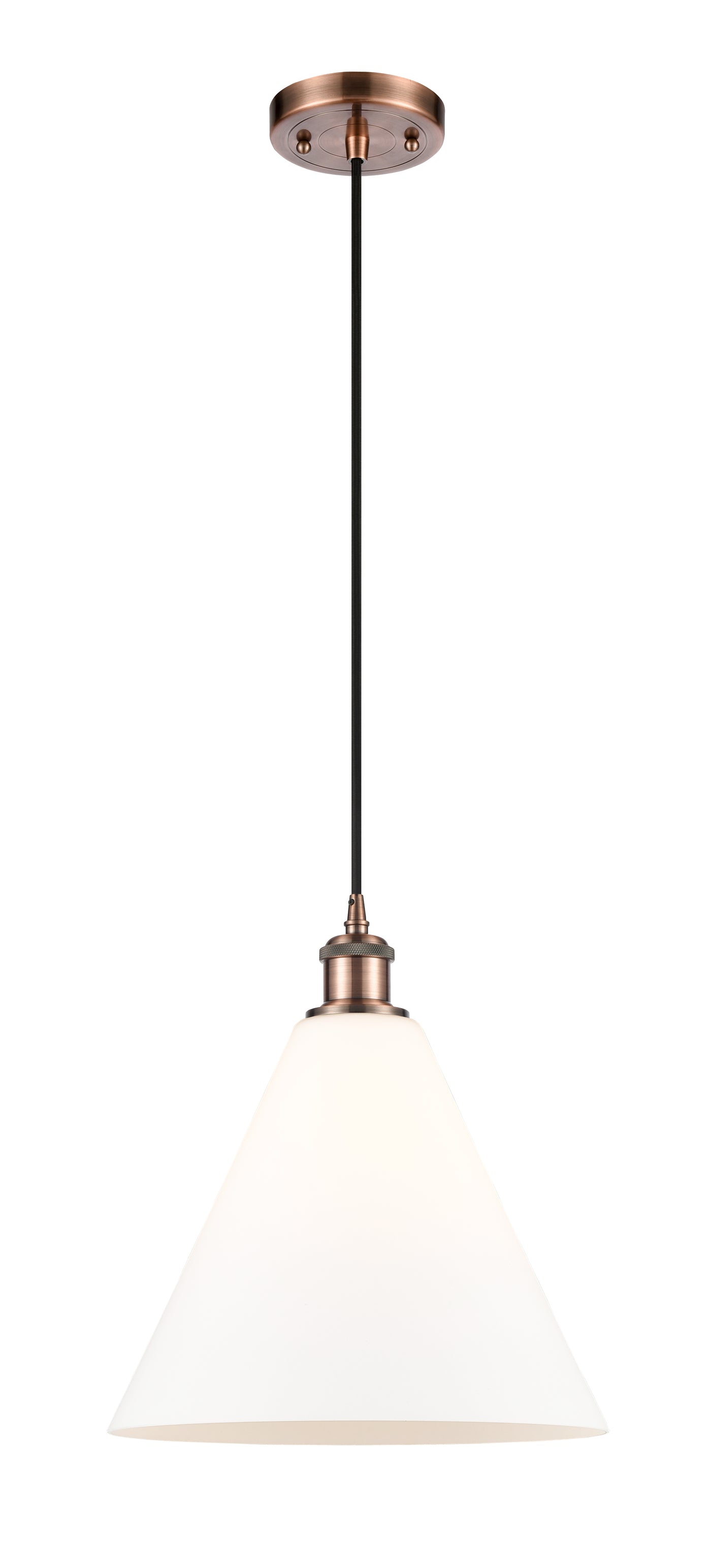 Ballston Mini Pendant Antique Brass Finish