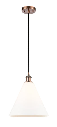 Ballston Mini Pendant Antique Brass Finish