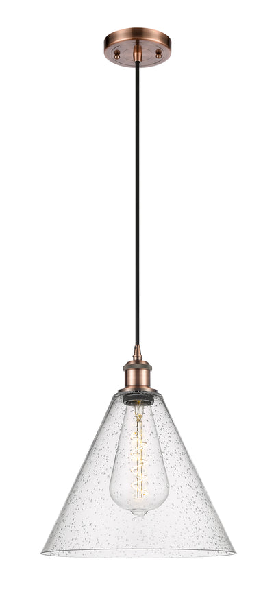 Ballston Mini Pendant Antique Brass Finish