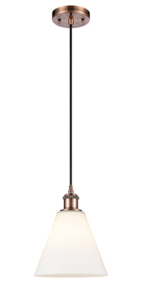 Ballston Mini Pendant Antique Brass Glass