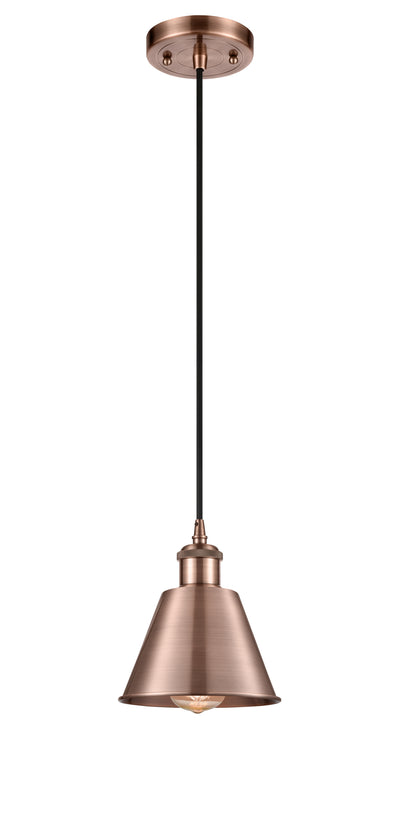 Ballston Mini Pendant Antique Brass Cast
