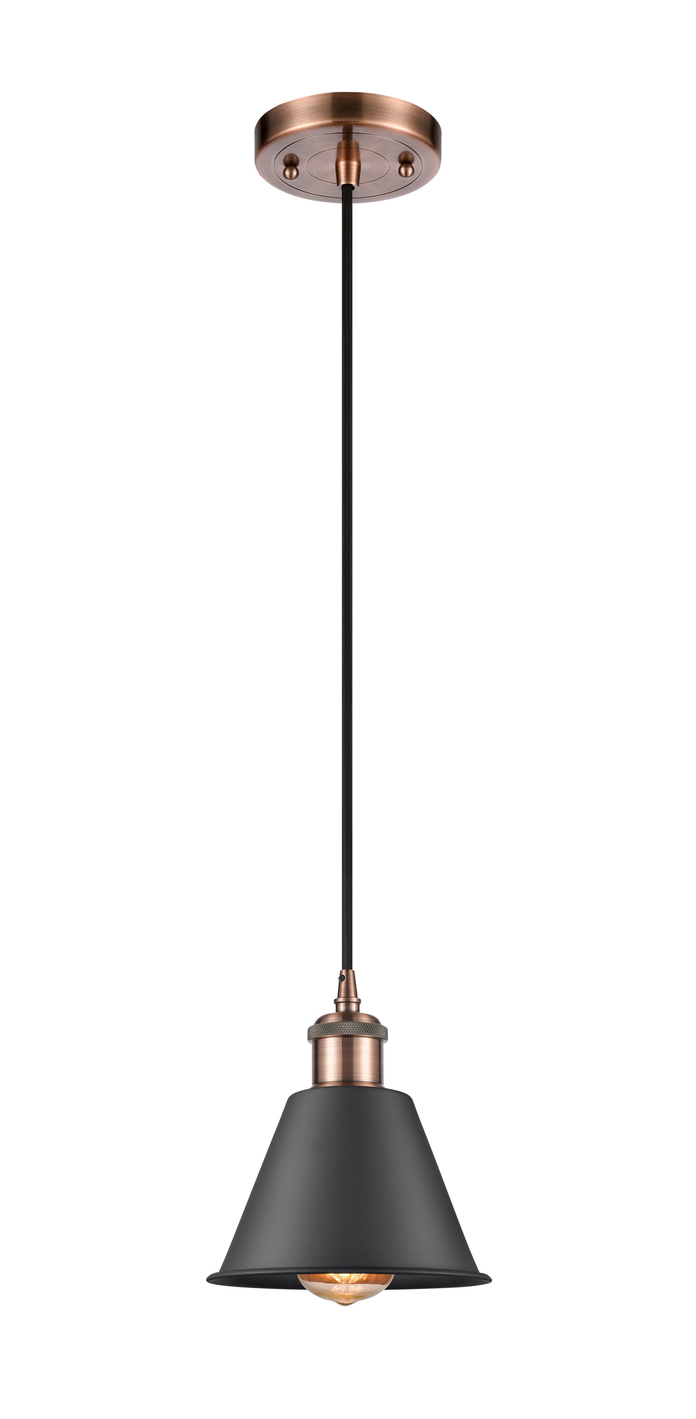 Ballston Mini Pendant Antique Brass Cast