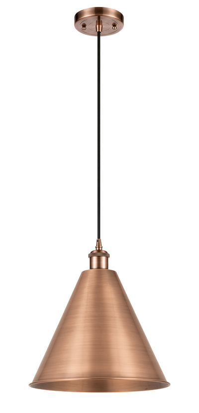 Ballston Mini Pendant Antique Brass Finish