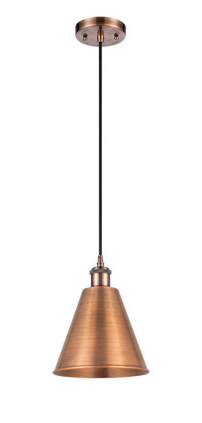 Ballston Mini Pendant Antique Brass Finish
