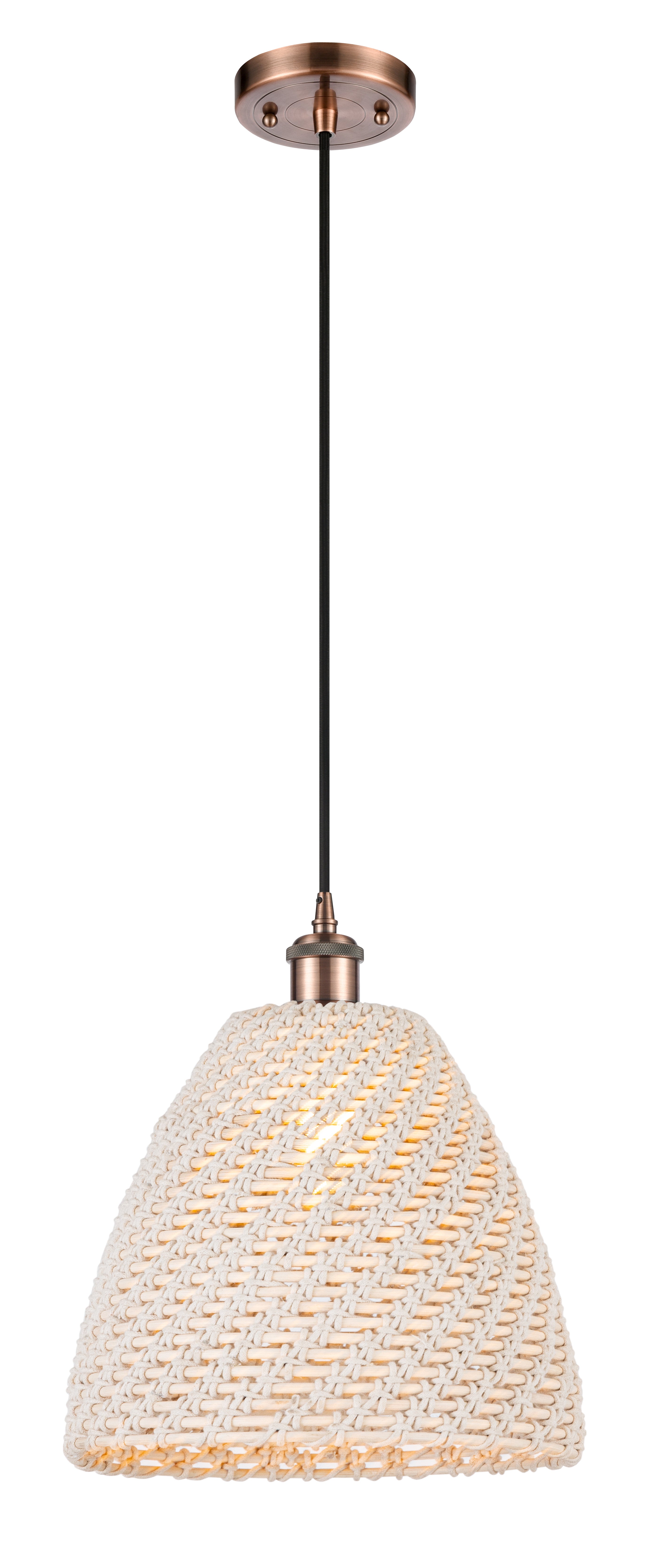 Ballston Mini Pendant Antique Brass Cast