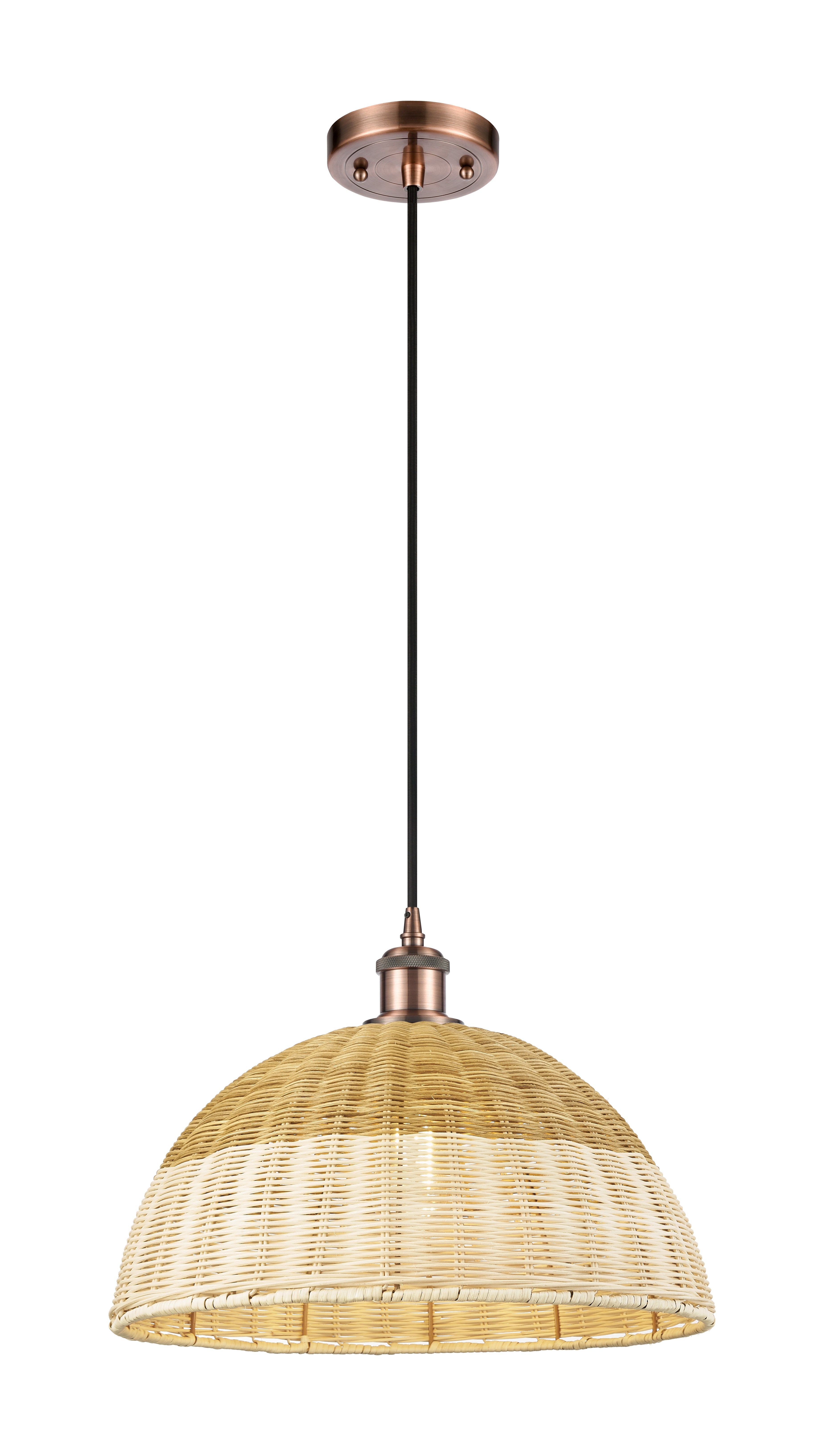 Ballston Mini Pendant Antique Brass Steel