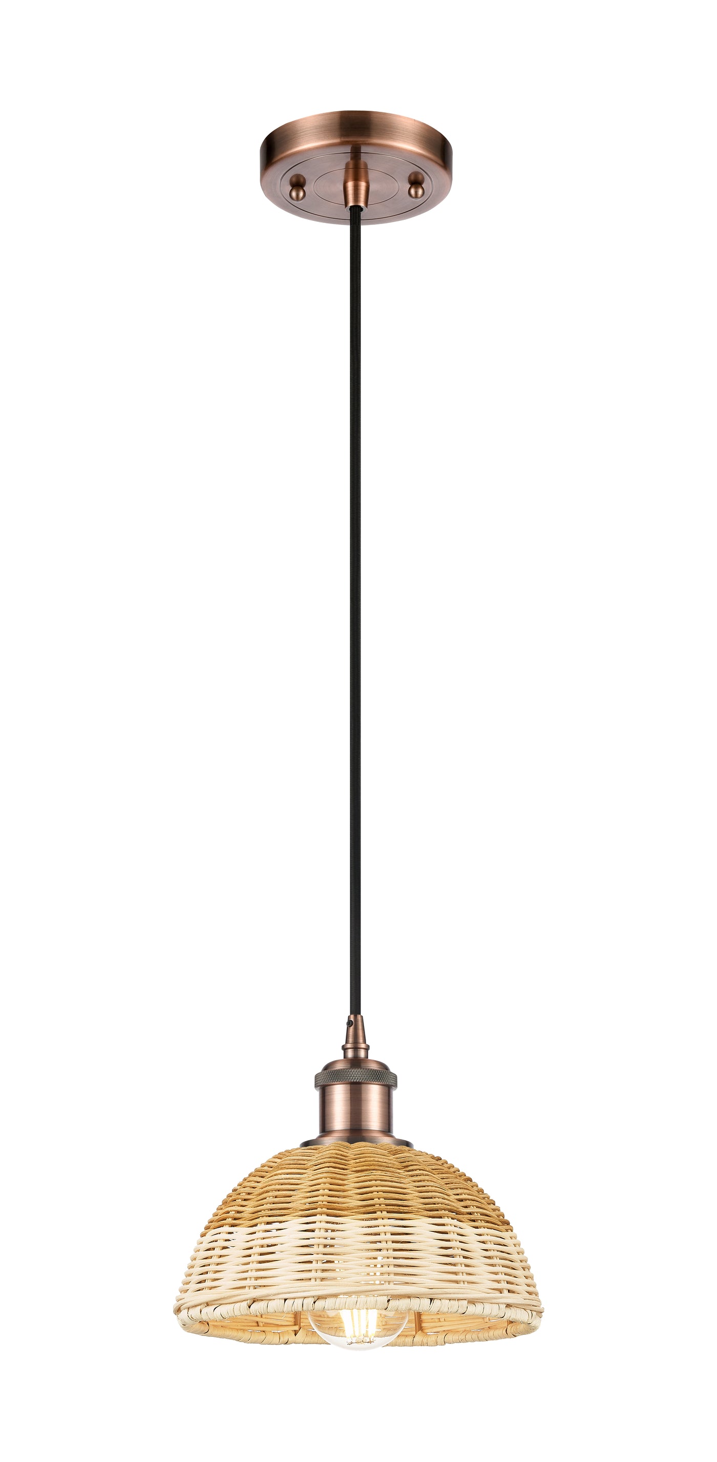 Ballston Mini Pendant Cast Brass 9.5 Height
