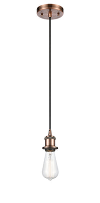 Ballston Mini Pendant Antique Brass Finish