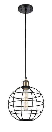 Ballston Mini Pendant Antique Brass 10 Inch