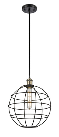 Ballston Mini Pendant Antique Brass Finish