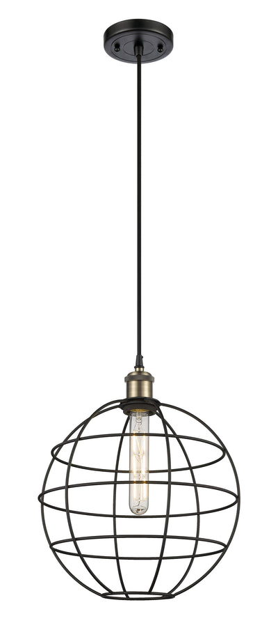 Ballston Mini Pendant Antique Brass Finish