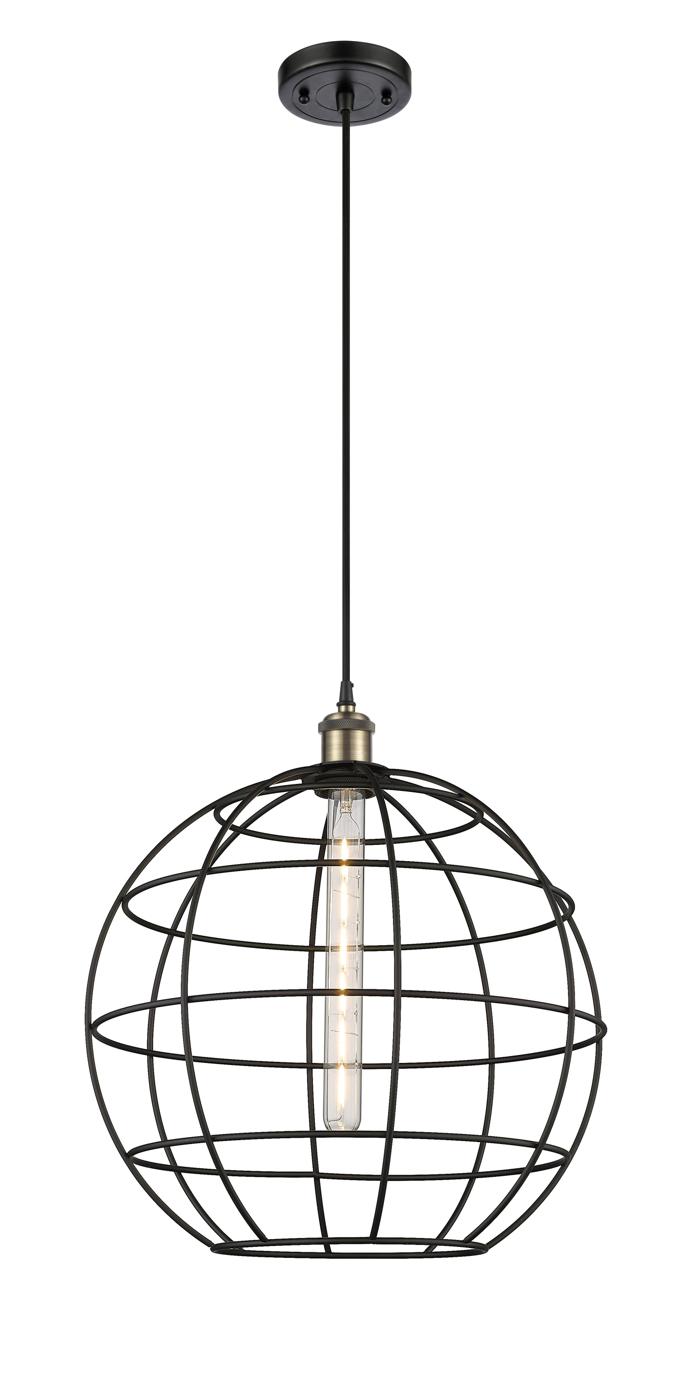 Ballston Mini Pendant Antique Brass