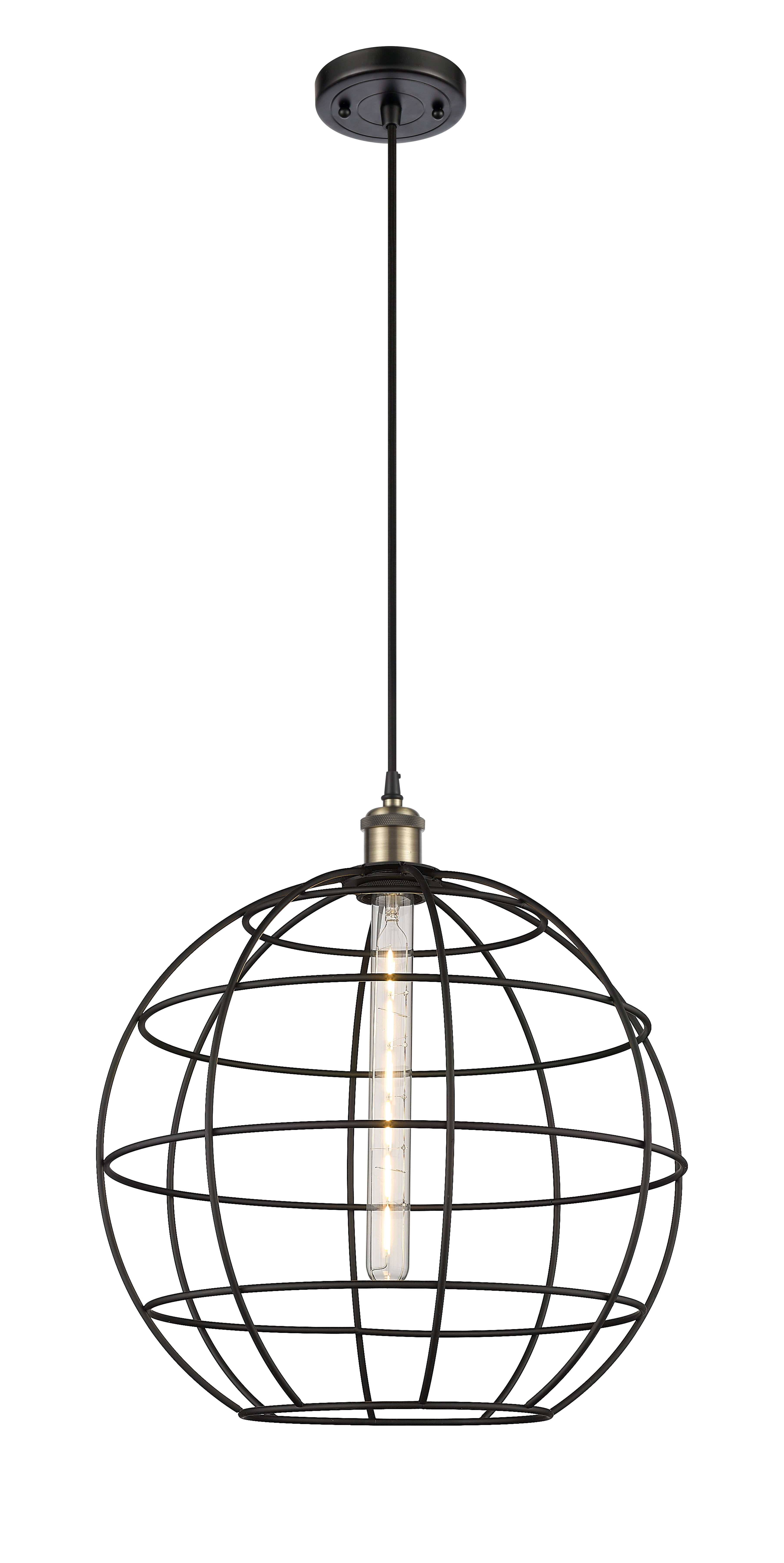 Ballston Mini Pendant Antique Brass
